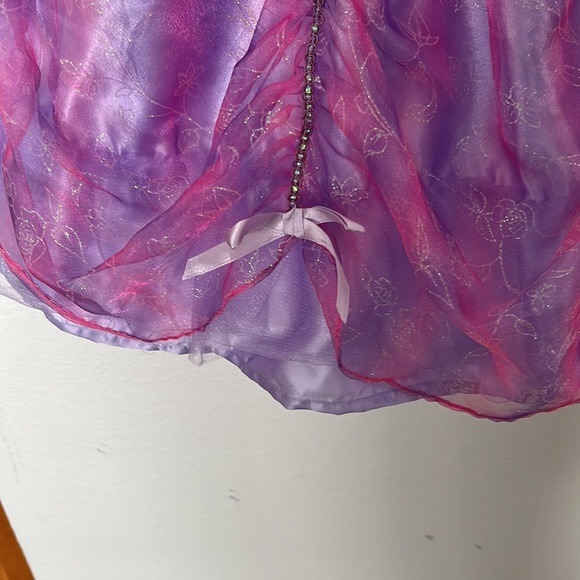👑PRINCESS DRESS BY DREAM DAZZLERS PINK & PURPLE GIRLS SIZE 5/6 EXCELLENT COND. - Picture 4 of 7